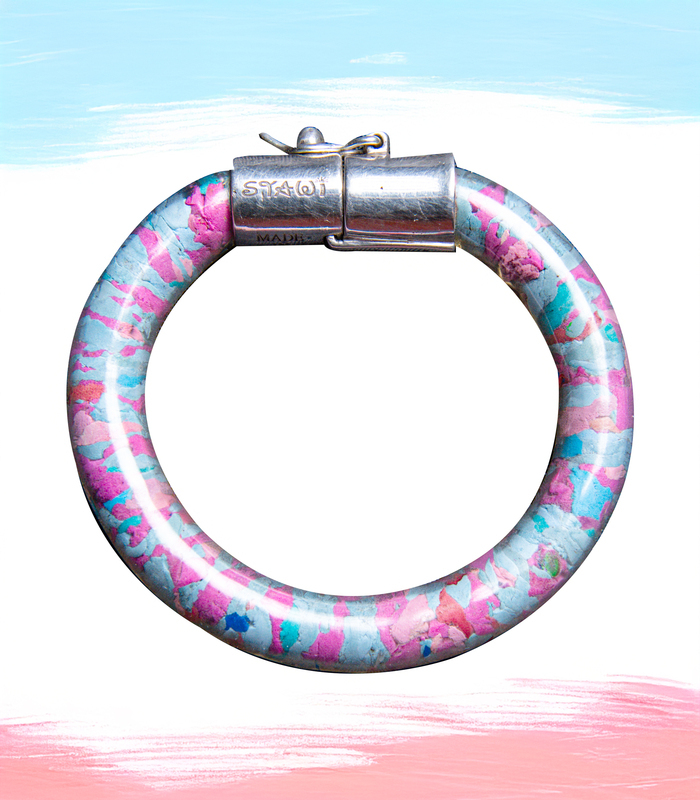 STAWI x Ocean Sole Pink-Blue Bracelet. - Image 2