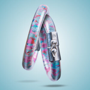 STAWI x Ocean Sole Pink-Blue Bracelet.